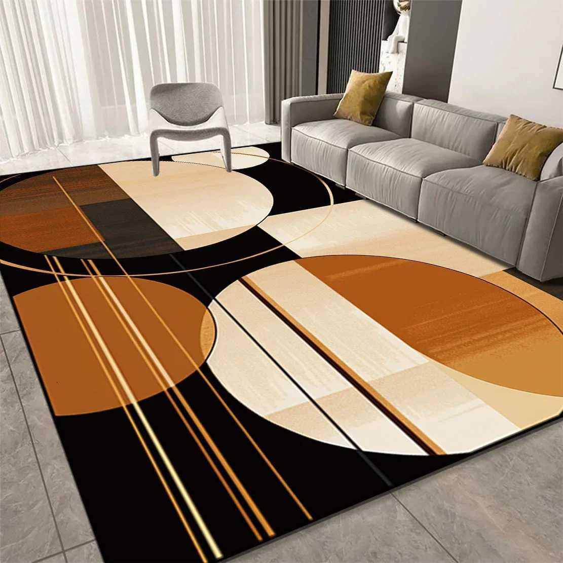 Luxury Geometric Carpets for Living Room Decoration Sofa Large Area Home Rugs for Bedroom Soft Mat for Children Y251110