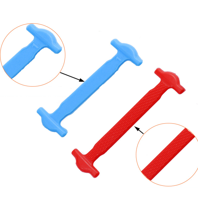 16pcs/set Lazy Shoelace Silicone Quick Lace Elastic Women Men No Tie Kids Shoe Laces Adult Sneakers Lacing Shoelace Buckle Shoes Accessories