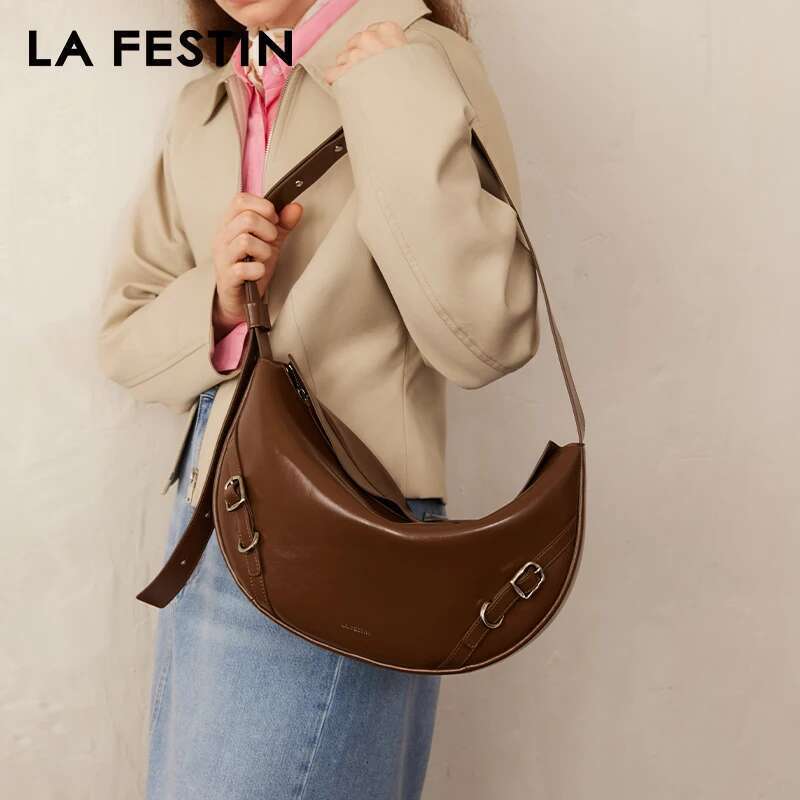 LA FESTIN Original Tote For Women Trend 2024 Large Capacity Travel Bags Fashion Shoulder Crossbody Bag