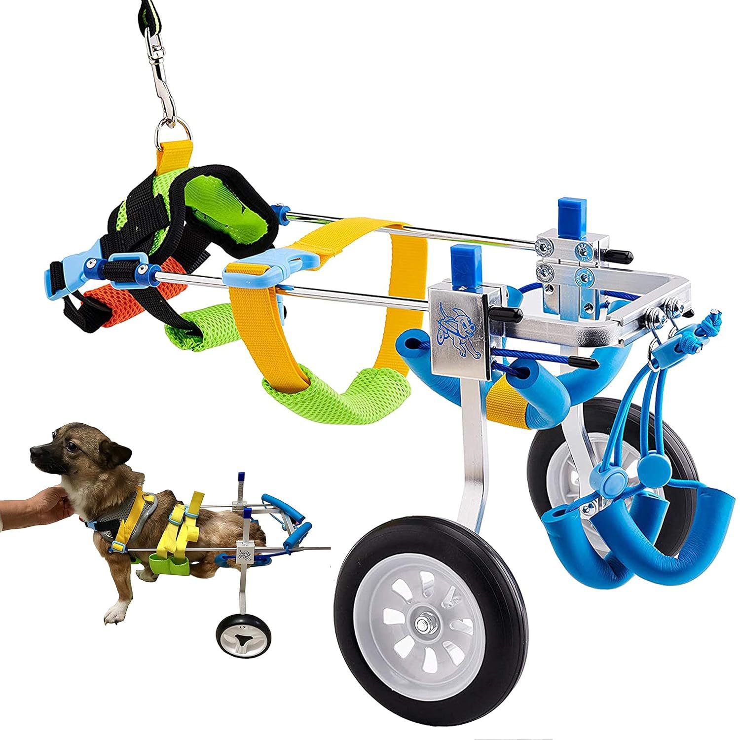 supplies Old auxiliary scooter Pet corgi wheelchair leg disabled Disabled dog rehabilitation cart Free shipping