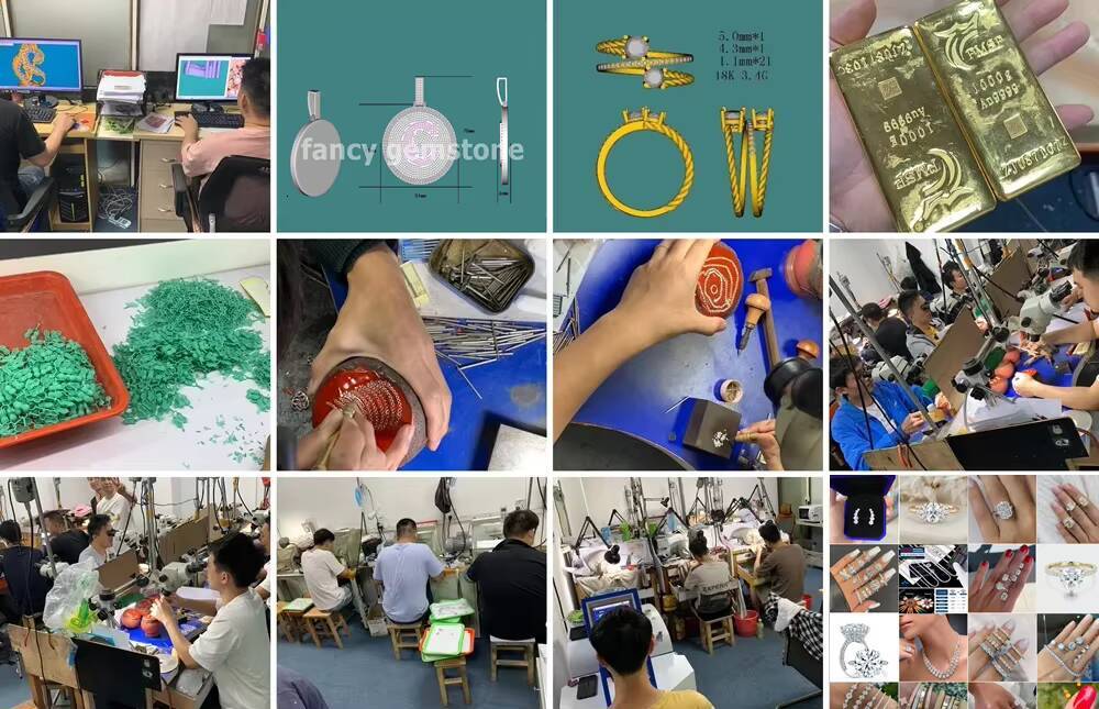 Hiphop Style 6mm Infinity Chain Moissanite Bangle 925 Silver 18K Gold Plated Unisex Bracelet with GRA Certificate for Party