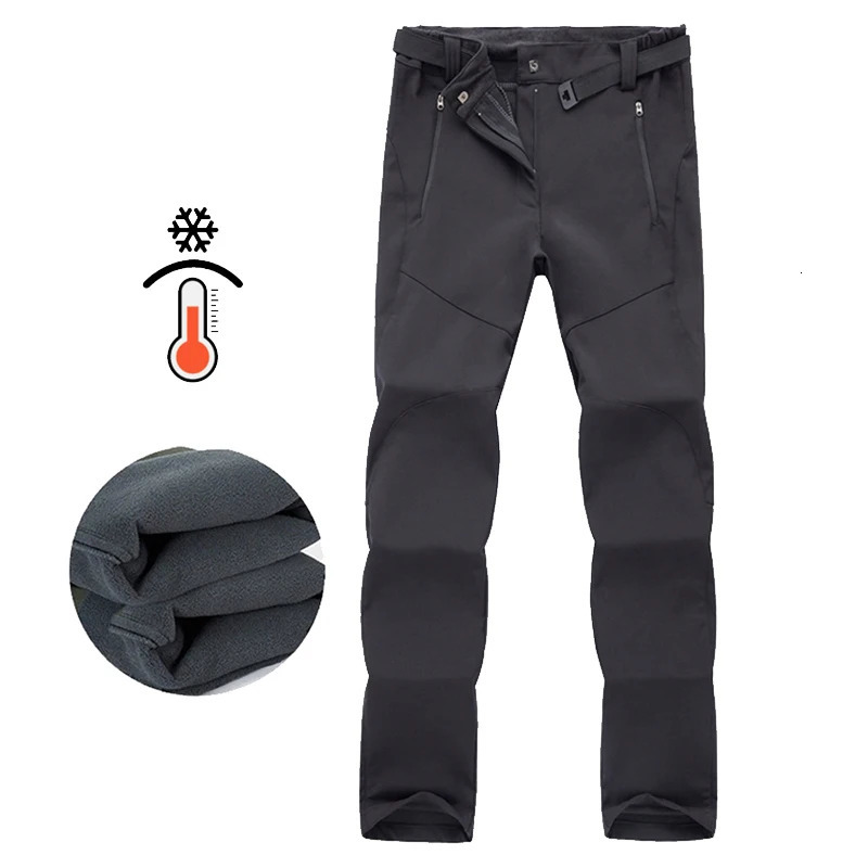 Young Girl Autumn Winter Pants Camping Skiing Hiking Waterproof Windproof Soft Shell Fleece Warm Outdoor Sports Trekking 251107