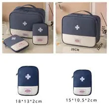 3 Pcs/set Home Portable Storage Bag Camping Emergency First Aid Kit Organizer Travel Bag For Home And Outdoor 251110