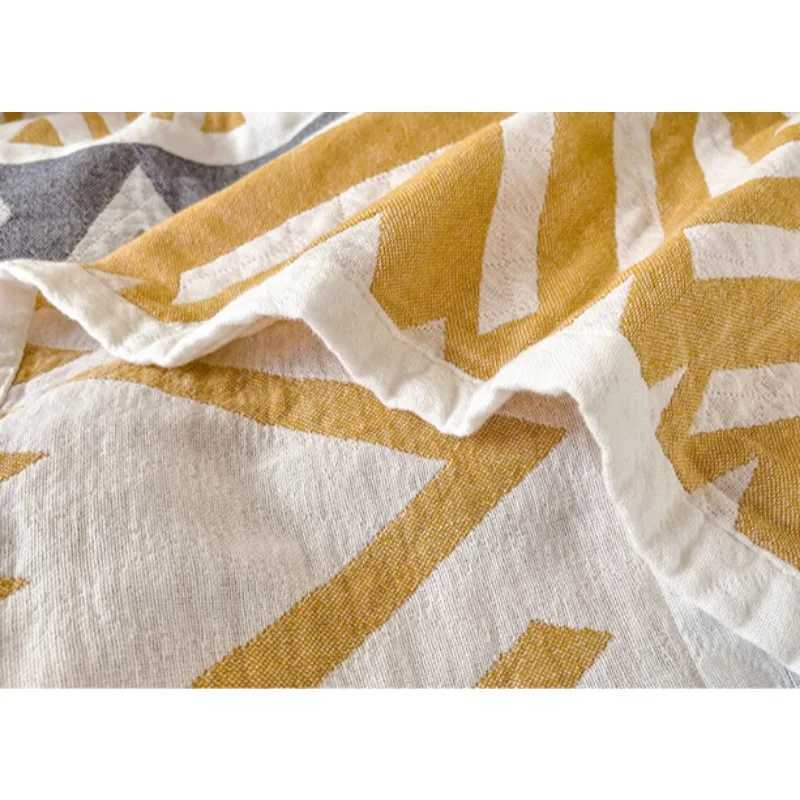 2025 Japanese-style cotton washed cotton towel quilt three-layer gauze thin summer cool quilt office nap blanket sofa blanket C251111