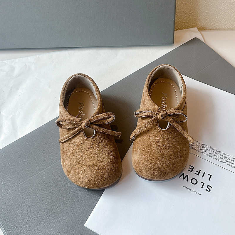 Girls Shoes Spring and Autumn 2025 New Childrens Shoes Girls Little Leather Shoes Toddler Trendy H251110