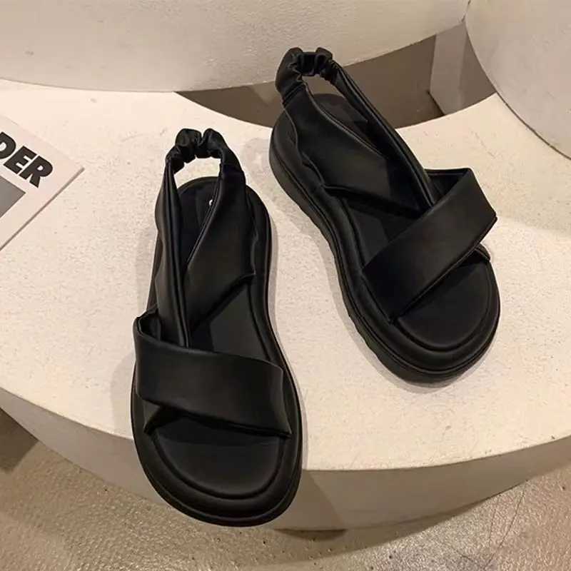 Flats platform sandals Roman womens sports shoes 2022 new summer waist slider Fi wedge womens beach shoes ZapatosXJ250410