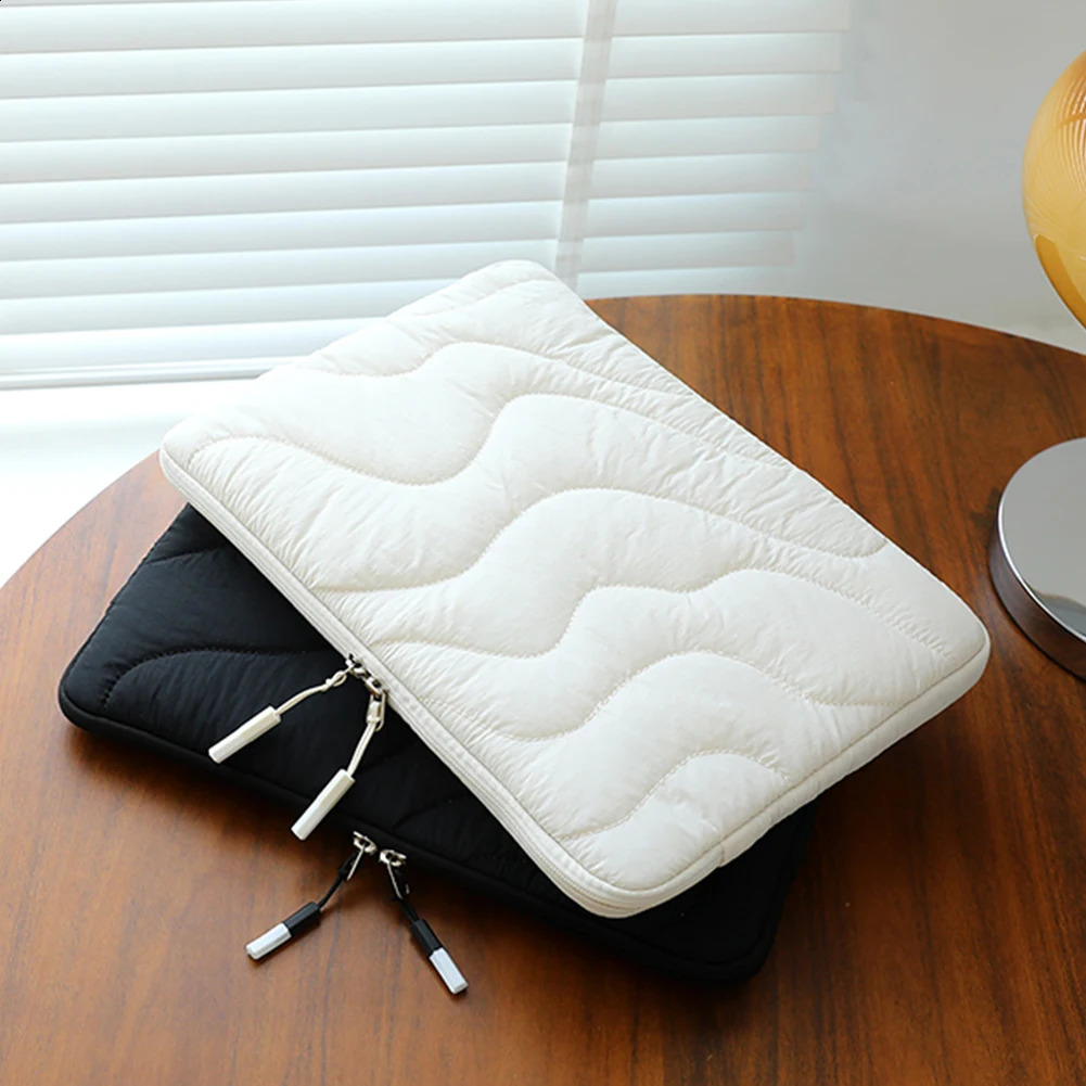 Preppy Laptop Sleeve Case Bag Within 15 Inch Protective Puffy Laptop Sleeve Protective Notebook Computer Sleeve for iPad 250407