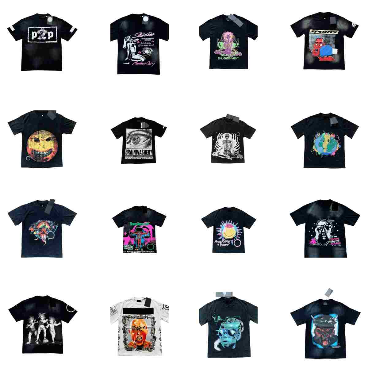 Summer new trendy men's and women's couple's clothing plus size loose fitting pullover short sleeved T-shirt