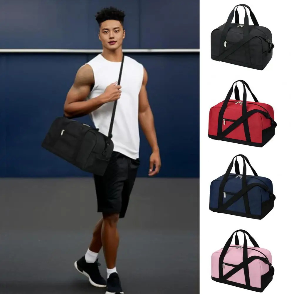 Travel Duffle Bag Large Capacity Multiple Pockets Zipper Waterproof Oxford Cloth Outdoor Weekender Overnight Gym Workout Luggage 251110