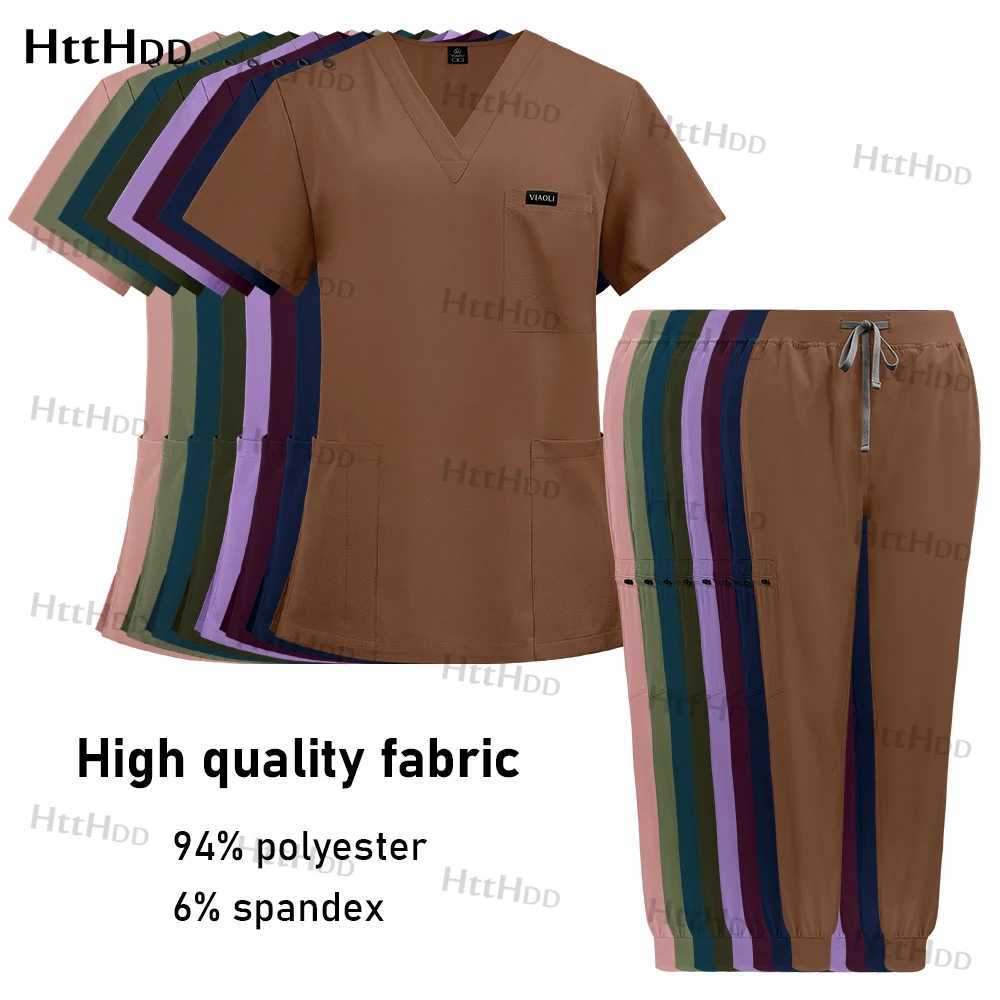 Doctors nurses medical uniforms shirts Scrubs womens jogging sets hospital accessories operating rooms surgical gowns mens workwear new X250410