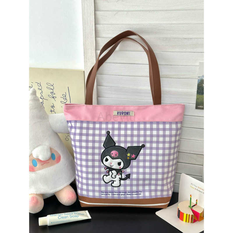 Sanrio Genuine Handbag Cute Student Tote Bag Large Capacity Shoulder Bag 2025 New Model Bag H251111