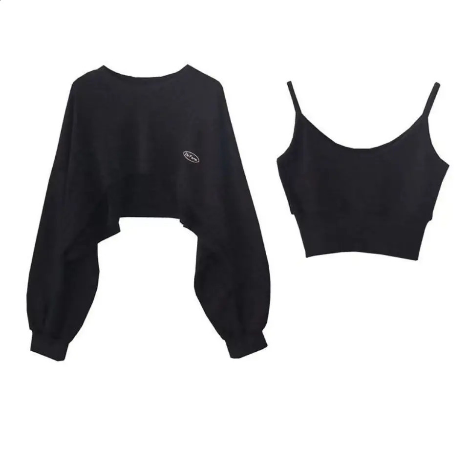 Women Solid Color O-neck Long Sleeve Hoodie Sweatshirt Fashion Ladies Streetwear Slouch Pullover Jumper Tops 250410