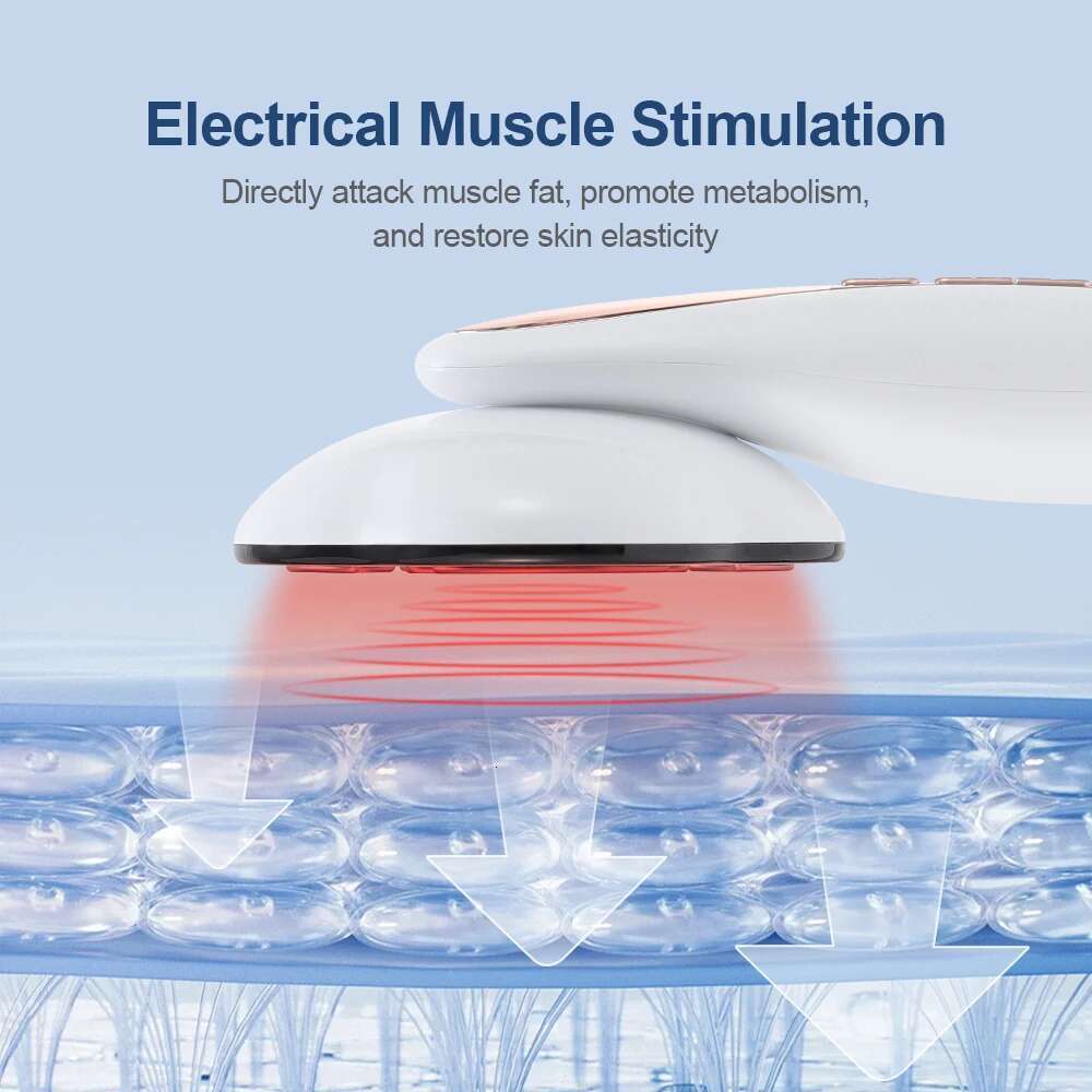 Micro-Current Body Shapping Hine Skin Firming Temperatrue Hot Compress Relax Massager For Fat Burner Weight Loss