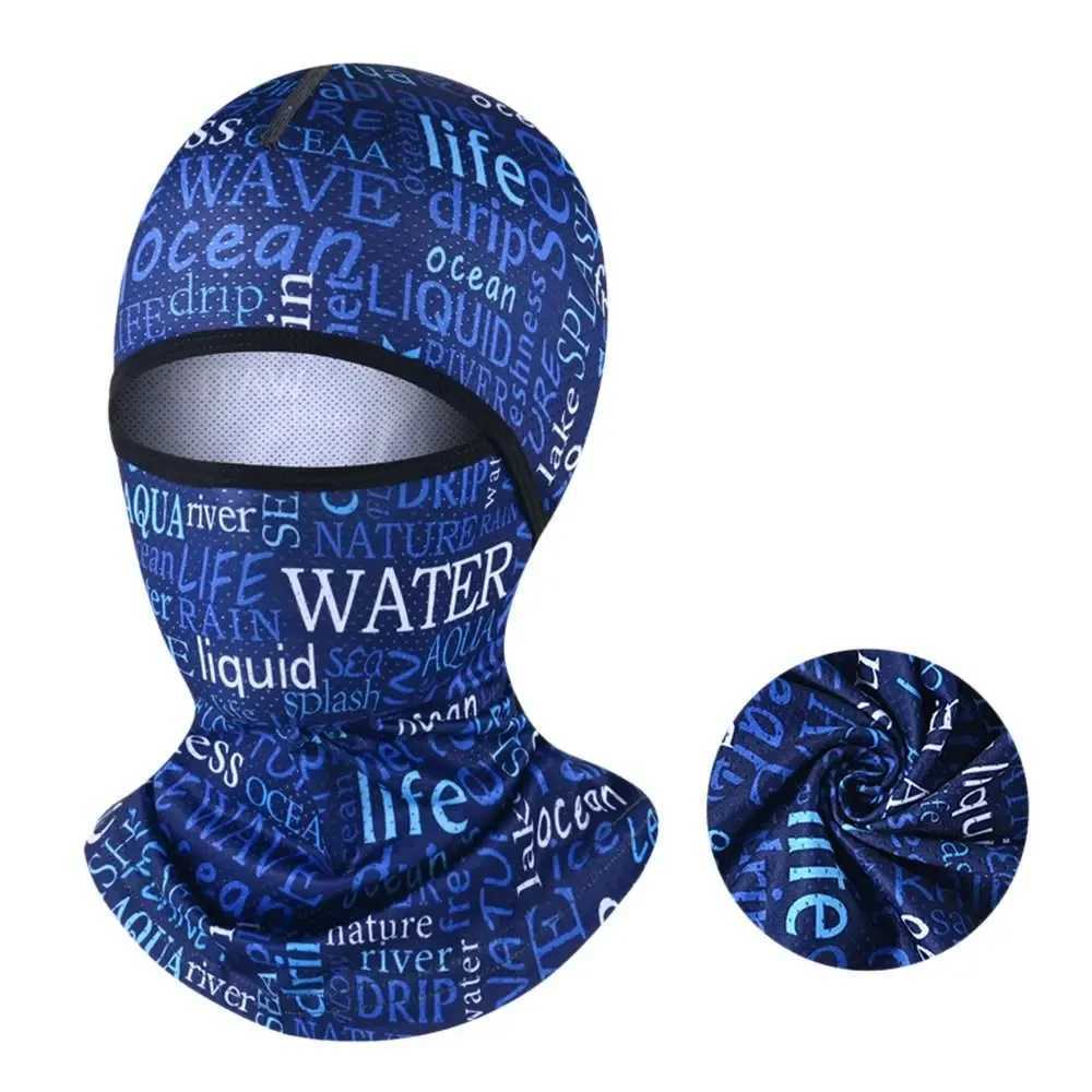 Summer Cool Balaclava Ice Silk Cycling Full Face Cap Sun Anti-UV Protection Sports Face Cover Headwear Bike Motorcycle Mens Hat S251110{category}
