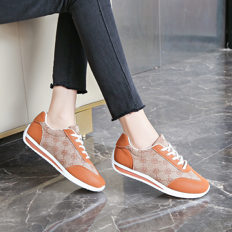 Shoes women spring and summer new fashion running shoes comfortable breathable all sports leisure large size shoes 2025