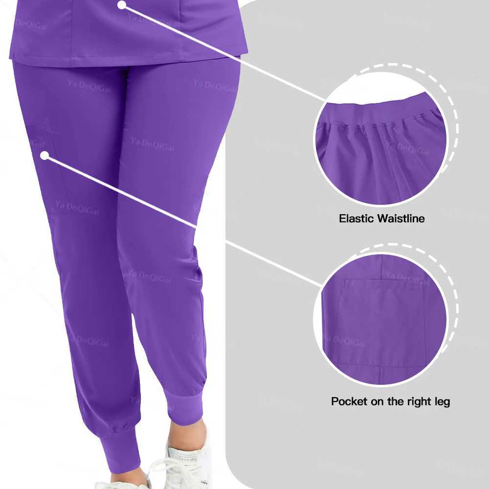 Beauty work clothes female medical nurse uniforms surgical washer sets spa tops pants clinic nursing clothes nursing uniforms jogging sets X250410