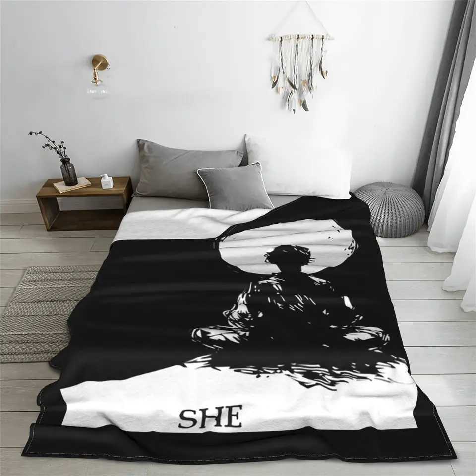 She by H Rider Haggard Print Blanket Portable Fleece Sofa Throw Blanket for Couch Bedding Travel Throws Bedspread Quilt C251111