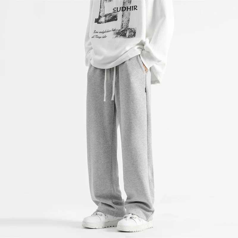 TFETTERS Brand Grey Motion Pants Mens 2025 Pocket Straight Leg Mid Rise Sports PantsXJ250410