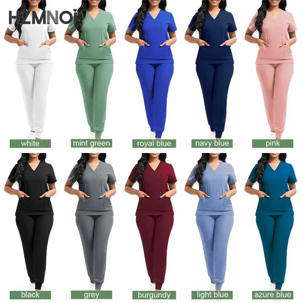 Scrubs Women Beauty SPA Uniform Pet Clinic Store Veterinary Dentistry Work Clothes Set High-quty Medical Nurse Uniform Unisex X250410