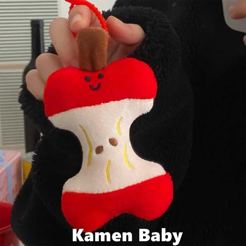 Creative Apple Keychain Pendant Cute Couple Plush Keychain Doll Pendant Plush Doll Car Key Wallet Backpack Jewelry Gift W250411