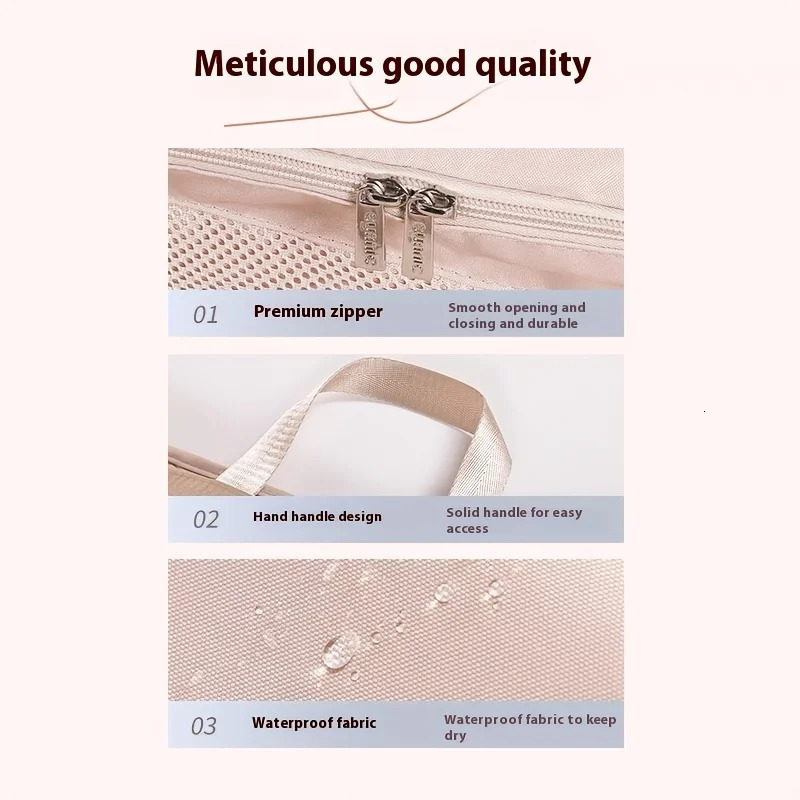 Portable Travel Organized Cube 6 Compartments Travel Organizer Packing Cube Luggage Colthes Divider Underwear Socks Storage Bag 251110