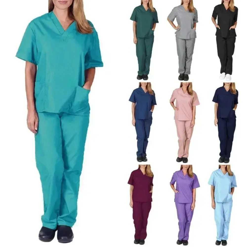 Quick drying medical detergent for breathable and elastic summer medical uniforms for female nurses X250410