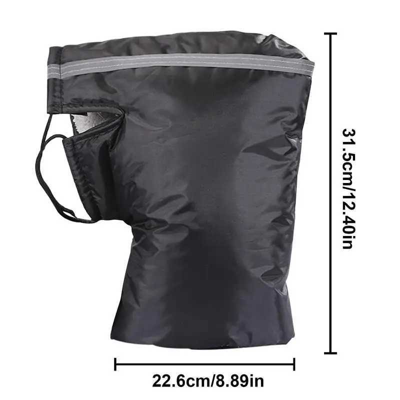 Motorcycle Handlebar Mittens for Winter Windproof Warm Motorcycle Hand bar Cover Battery Bike Windshield Gloves Handlebar Muffs S25118{RandomText}