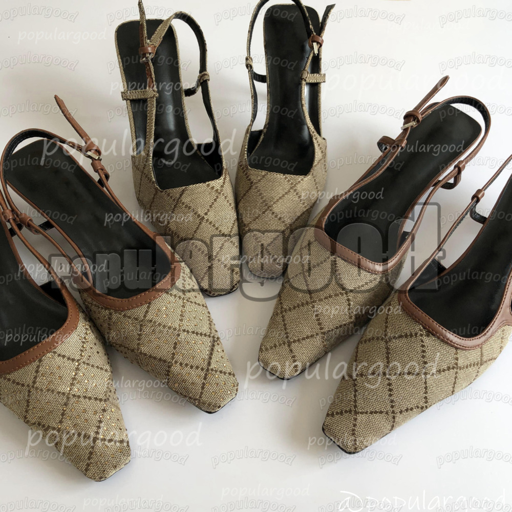 pointy toe slingbacks pumps flats shoes buckle stiletto heels sandals womens high heeled sandals luxury designer dress shoes with box