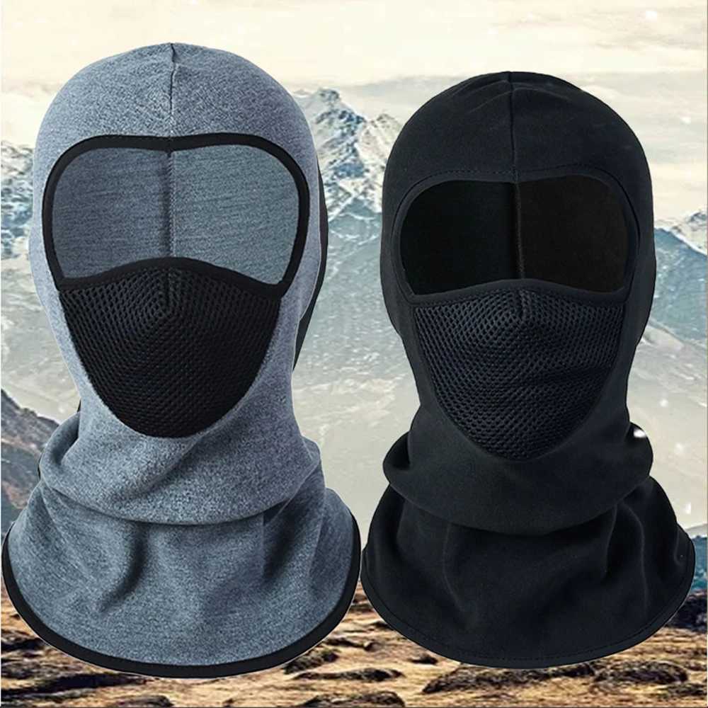 Motorcycle Balaclava Full Face Mask Winter Moto Motorbike Cycling Hood Cap Windproof Ski Racing Riding Motocross Neck Warmer S251110