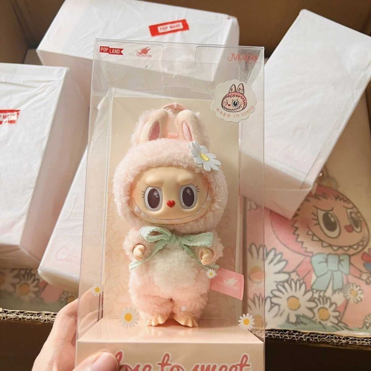 2025 New The Monster Labubu Series Zimomo Angel Creative Change Blind Box Vinyl Pendant Doll 1 Replica Toy Birthday Gift