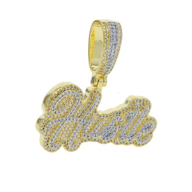 New Trendy Luxury Moissanite Vertical Pendant Gorilla Shaped for Men High Quality Sparkling Moissanite Stones Customizable