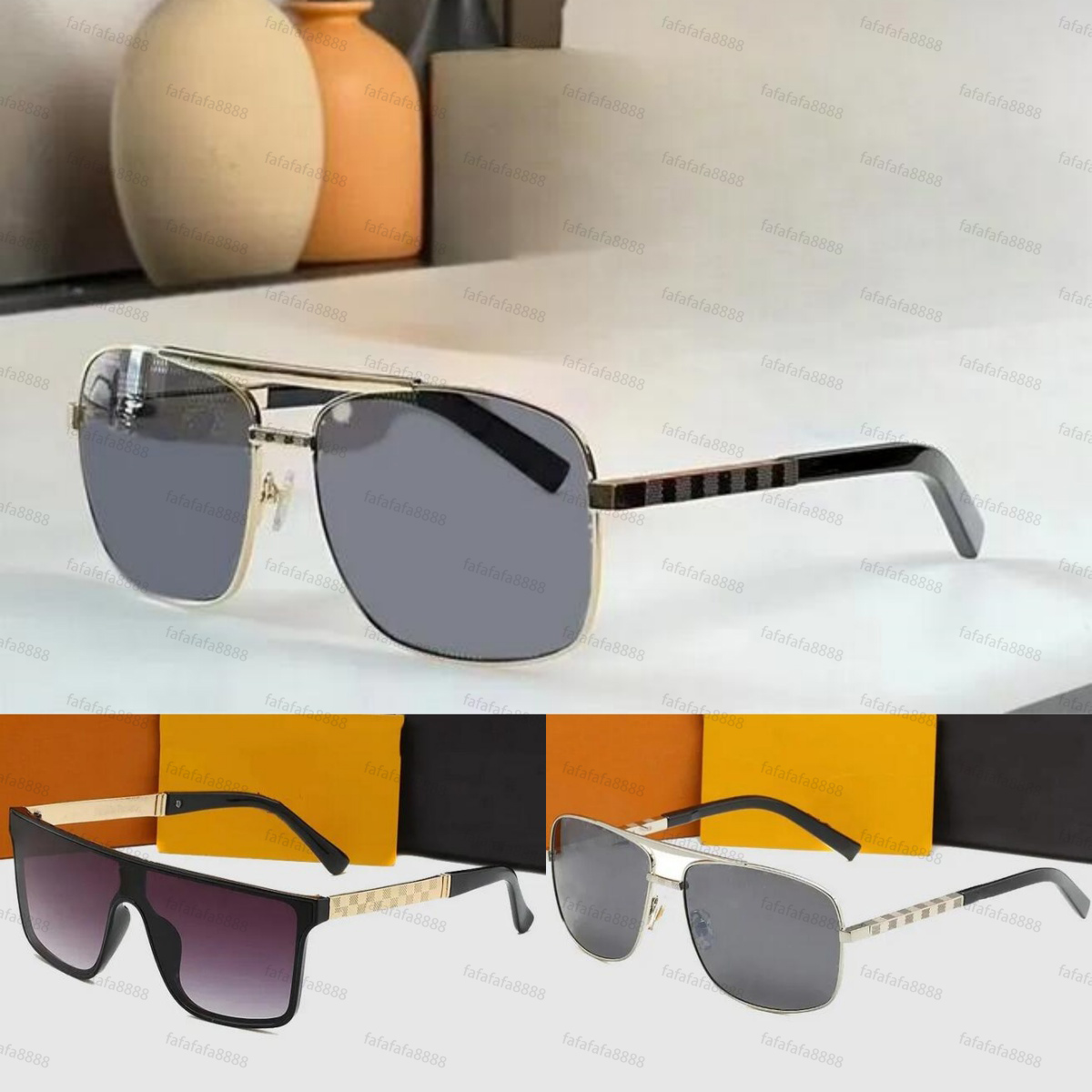 Designer sunglasses mens sunglasses for women designer sun glasses summer Lunette de Soleil metal frame UV400 designer sunglases beach eyeglasses faf06