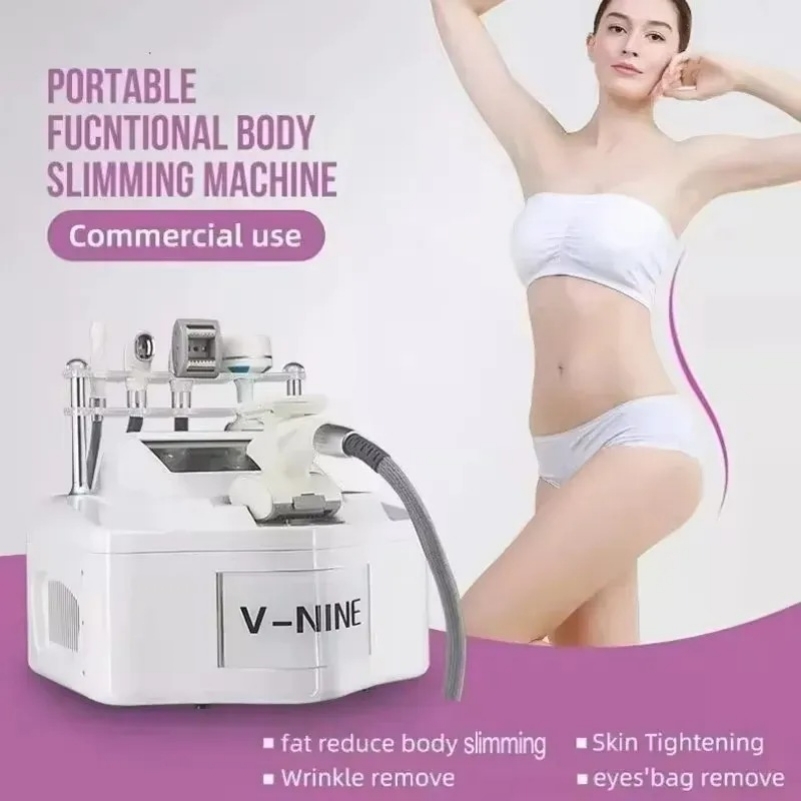 Portable V9 Vela Body Shape Weight loss Vacuum 40K Cavitation Slimming Roller Shaping Massage Machine Fat Removal Face Lift