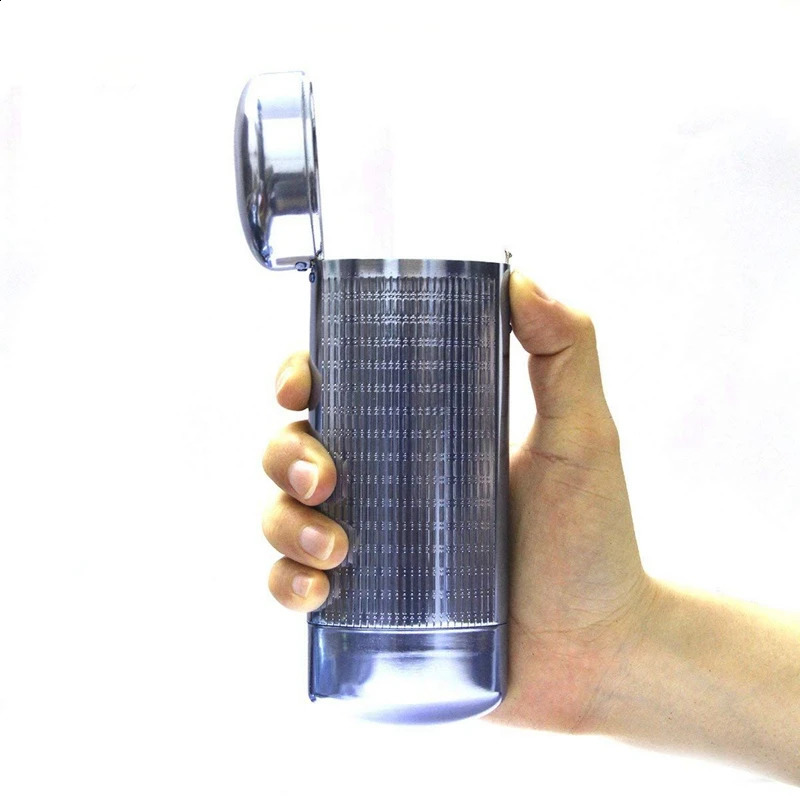 2-piece glasses case aluminum hard shell glasses case striped glasses case 160X73x42mm and 151X56x32mm 250409