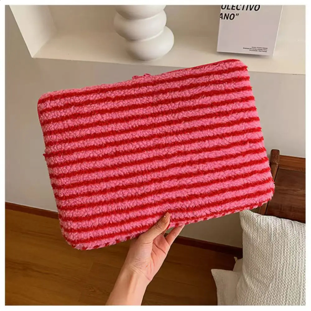 Soft Plush Liner Bag Tablet Laptop Sleeve For 13.3 14 15 Microsoft 15.6 Inch Notebook Cover 250407