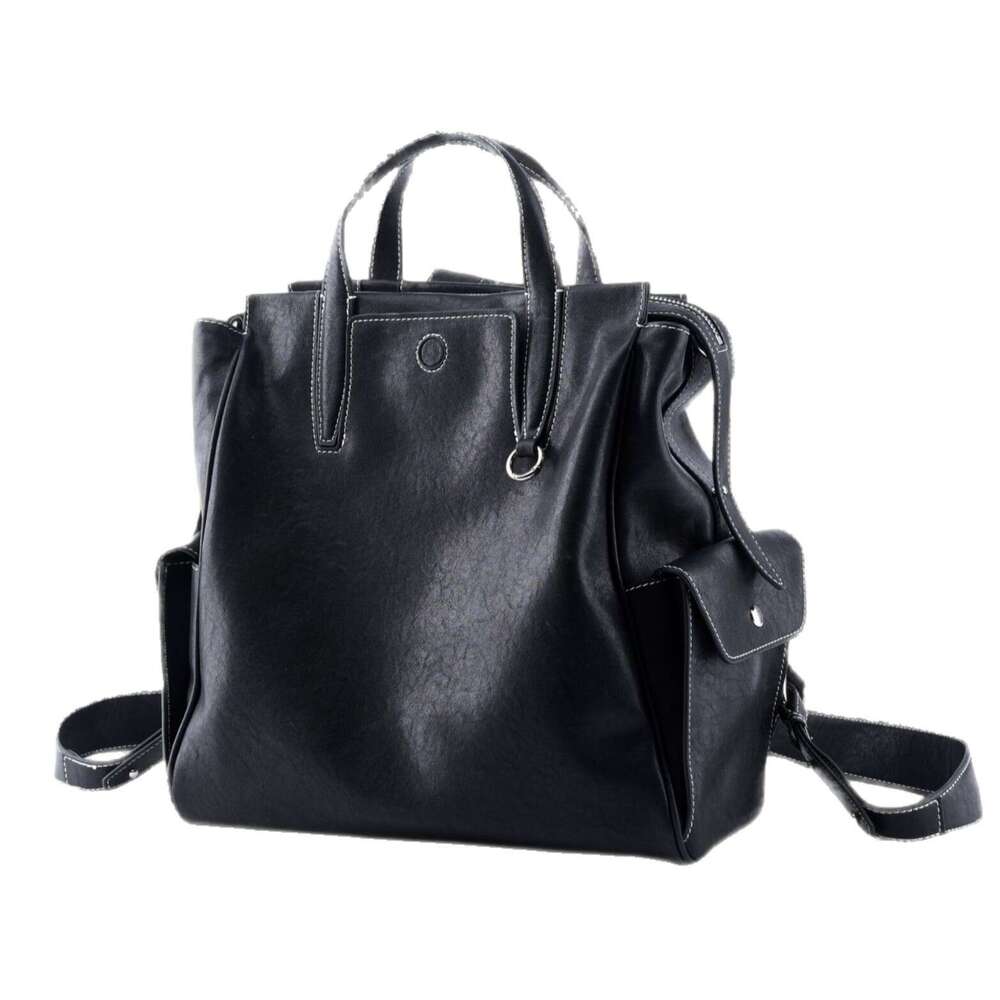 Luxury Bag Designer Yamashita Song Large Backpack Unisex Top Layer Cowhide Vegetable Tanned Leather Inch Laptop Bag