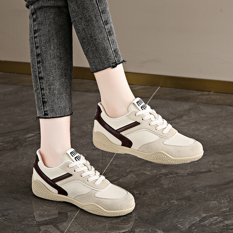 Women's new combination of color foreign style feet small comfortable fashion casual sports shoes 2025s hot