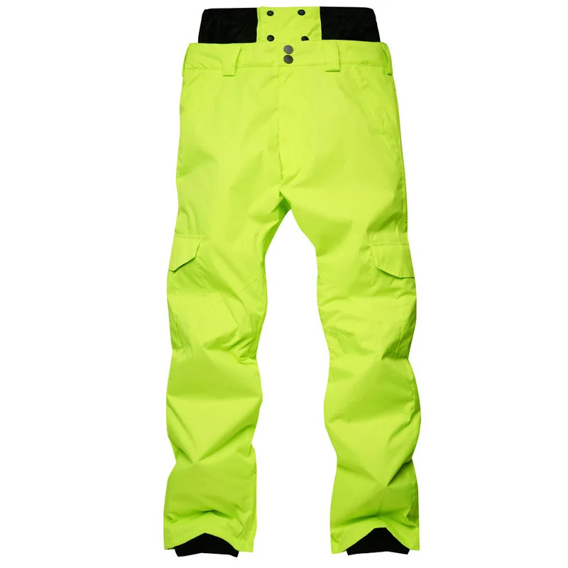 Style Men Skiing Pants High Quality Windproof Waterproof Ski Pants Warm Winter Snow Snowboard Trousers 251107