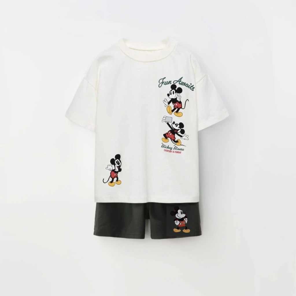 Cool boy clothing designer Za Tops summer boy and childrens clothing short sleeved T-shirt sportswear childrens setXJ250410