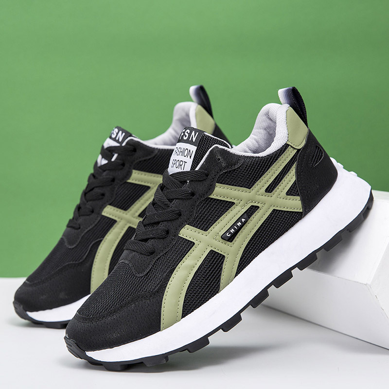 2025 spring summer minimalist fashion soft sole lightweight running shoes breathable laced men's sneakers