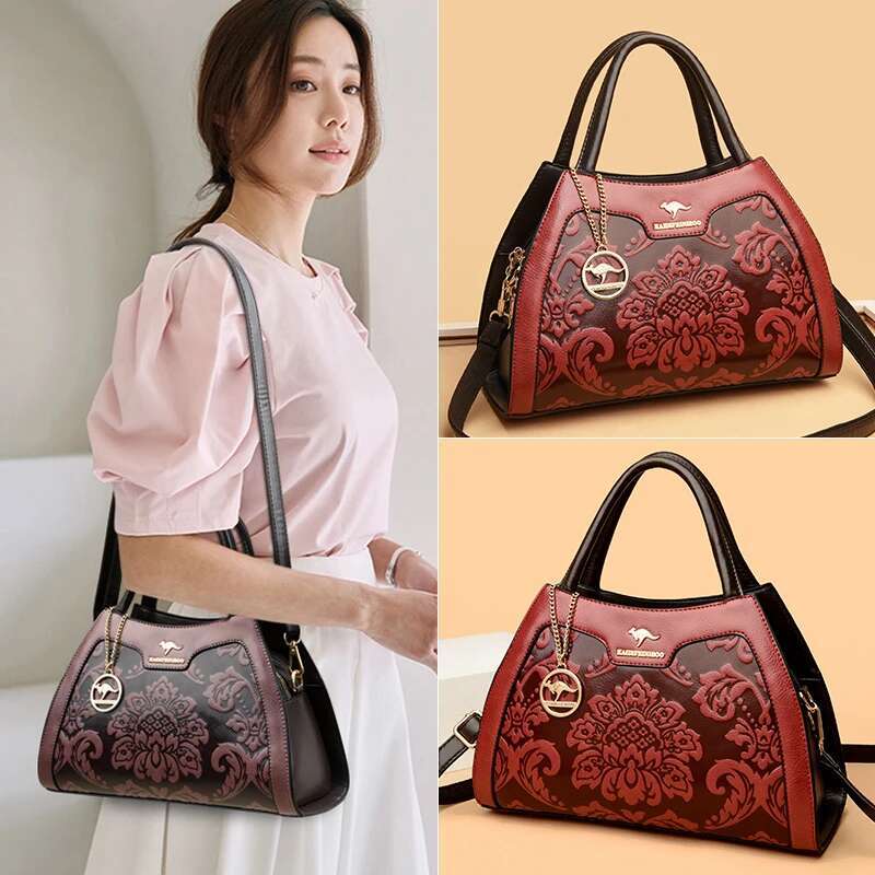 New Bag Designer Cowhide Handbags Famous Brands Crossbody Bag For Women Leather Shoulder Bags Sac A Main