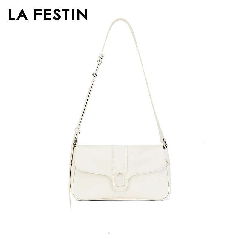 LA FESTIN Original Brand 2024 New Design Shoulder Crossbody Handbag Women Retro Style Square Bag Large Capacity Bags