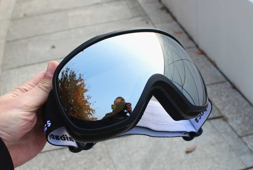 New Alba Mask Double Layers Anti-Fog Ski Goggles Snow Snowboard Glasses Snowmobile Eyewear Outdoor Sport Ski Googles K251110