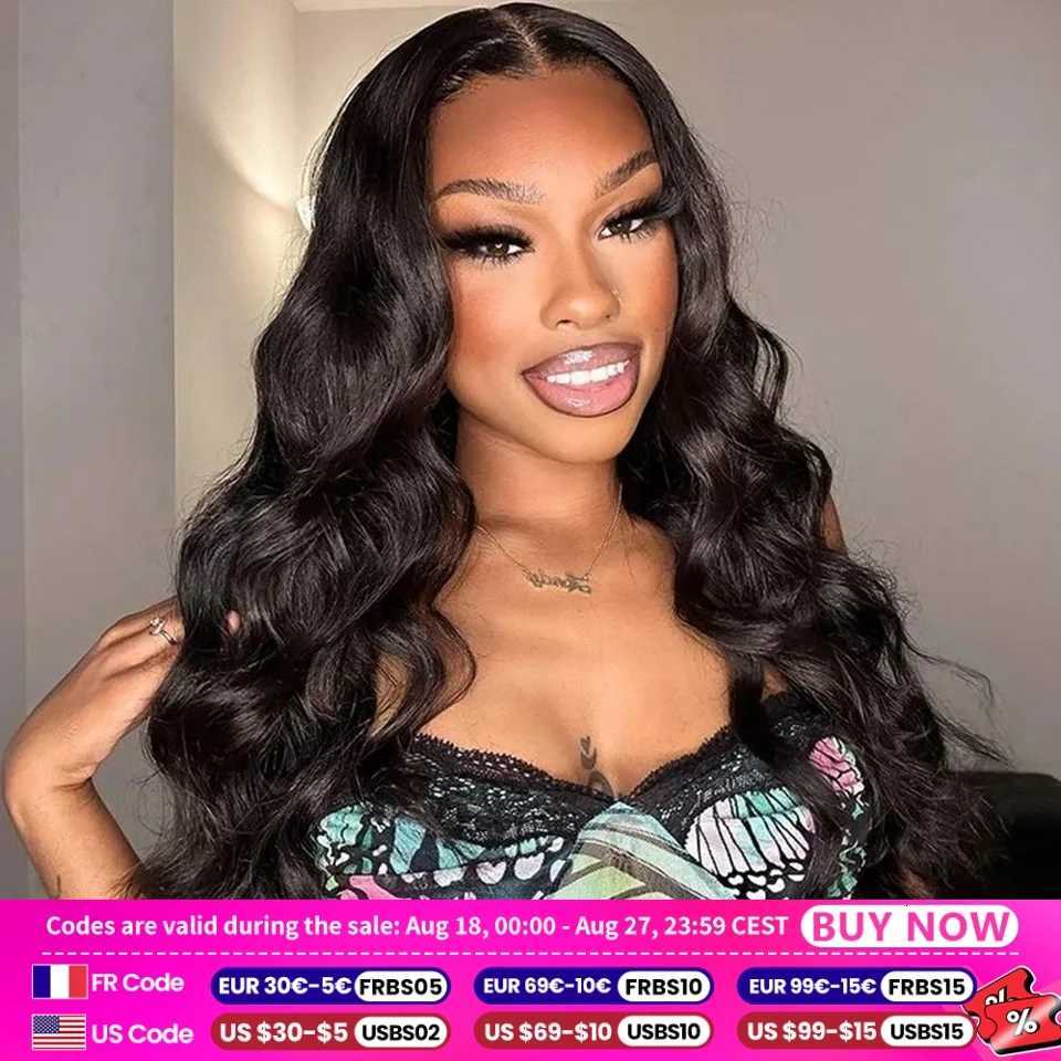 Glueless Wig Human Hair Ready To Wear Body Wave Pre Bleached Hairline 5x5 Lace Closure Wig Wear And Go Glueless Wig Pre PluckedT251111