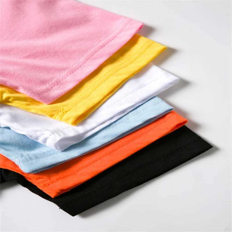 Childrens round neck T-shirt+shorts set anime printing stitching set 2-12-year-old boys and girls T-shirt casual summer short sleevedXJ250410