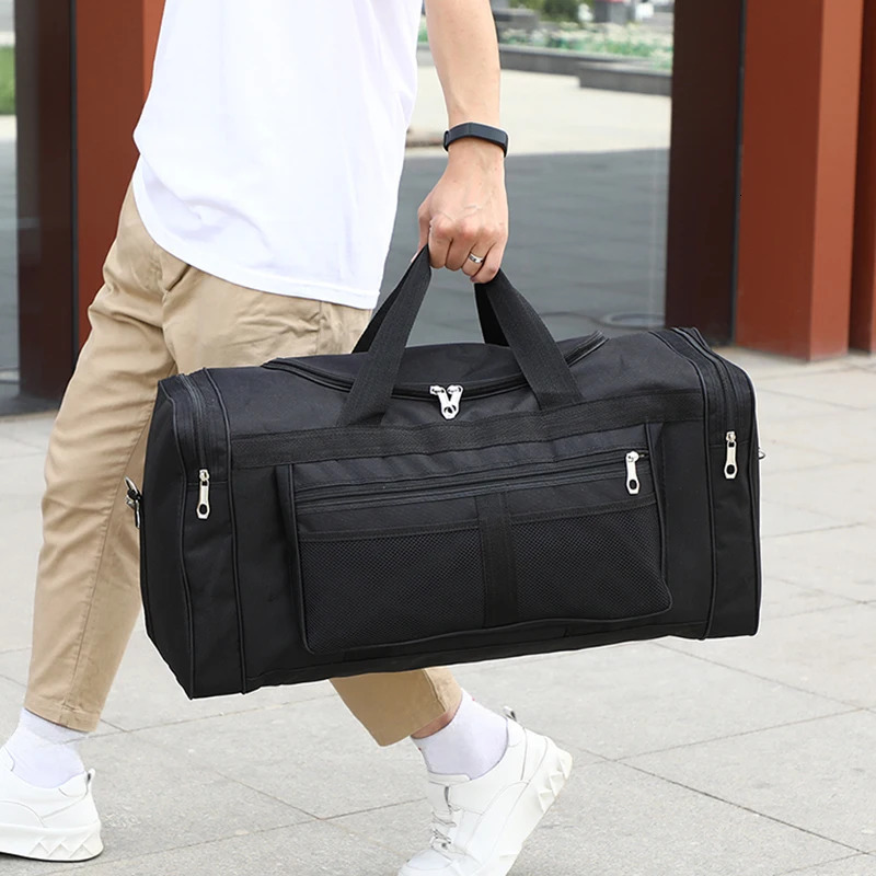 1 large capacity luggage storage bag portable travel handbag shoulder or crossbody fitness bag 251110