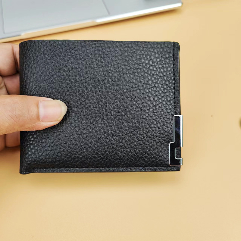 Cross-Border Supply Short Hot Horizontal Men's Wallets Source Manufacturers Wallet Wholesale