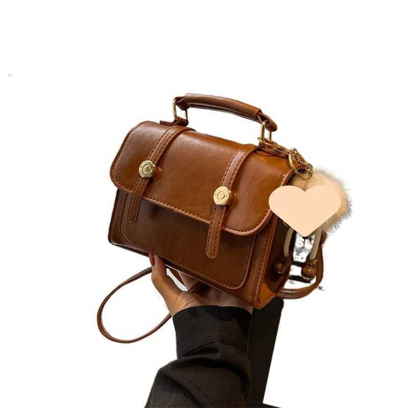 New Retro Small Square Bag for Women High Quality Autumn Winter Crossbody Bag Fashionable and VersatileT251110