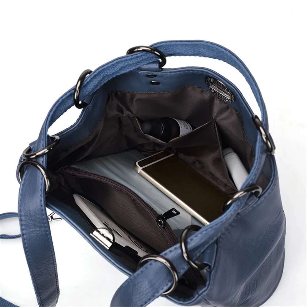 2025 New Multi functional Women's Backpack with Double Zipper, High quality Leather Backpack, Fashionable and Casual Designer Women's Should