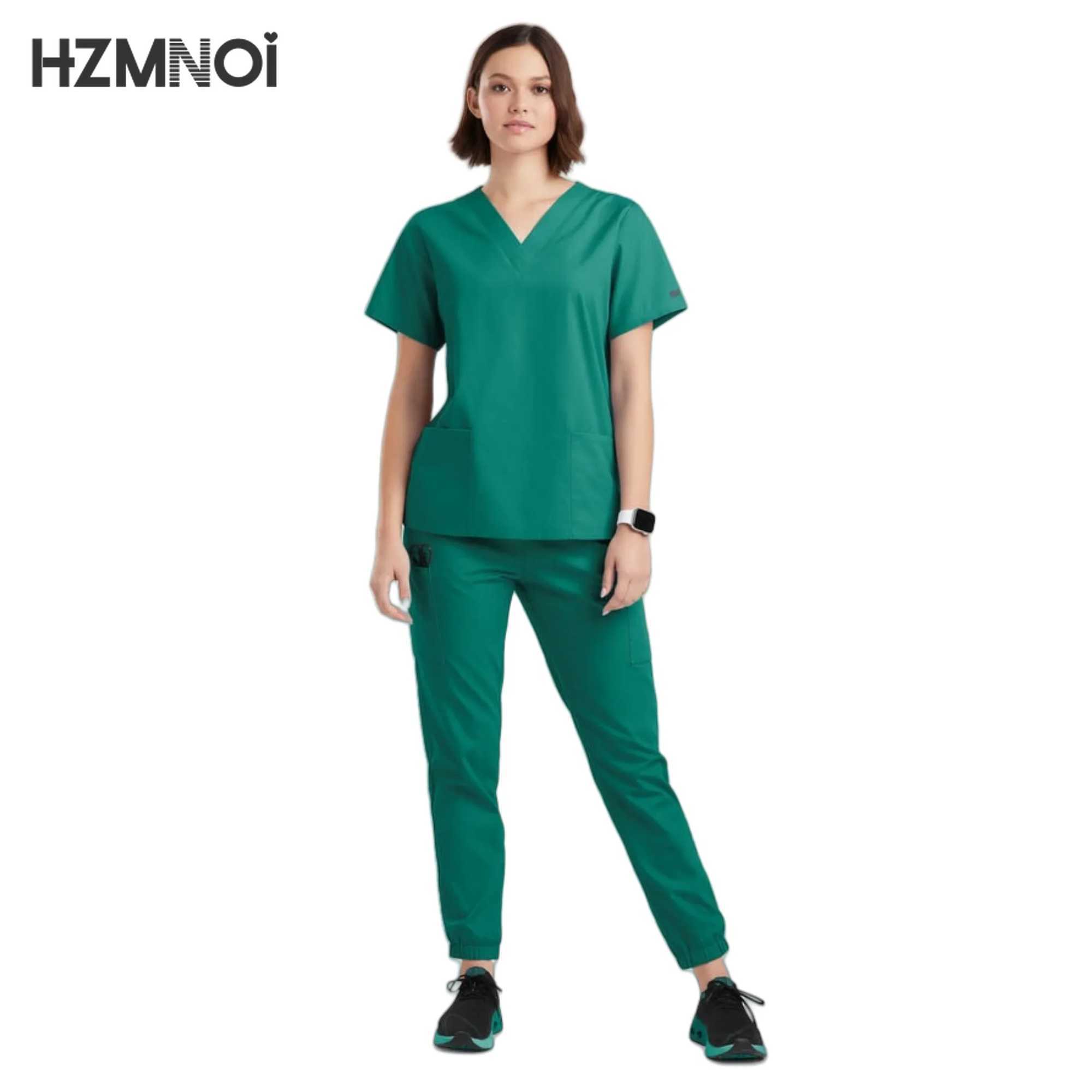 Doctors and Nurses in Beauty Sn Set Hospital Dental Clinic and Operating RoomStylish Medical Work Uniform Set X250410